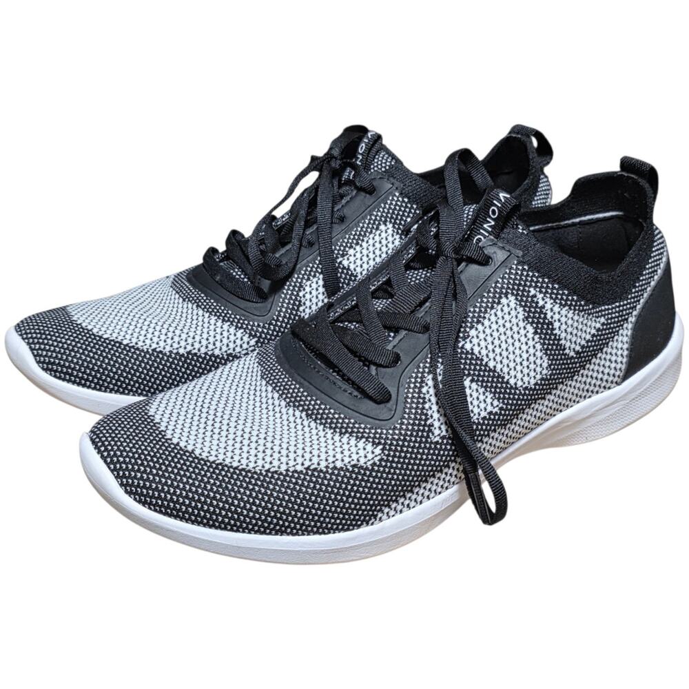 Vionic Lenora Black White Women's Sneaker Size 9.5 Athletic Running
